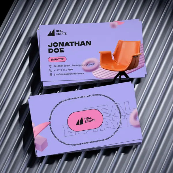 Double-sided full-color business cards