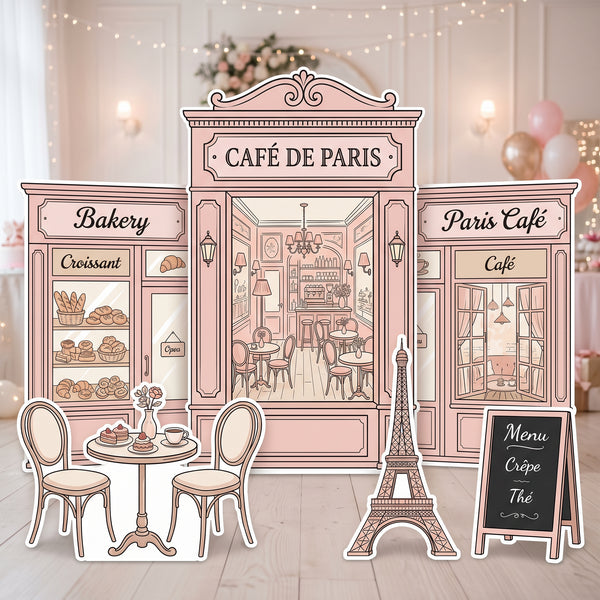 Café de Paris Backdrop Set 1