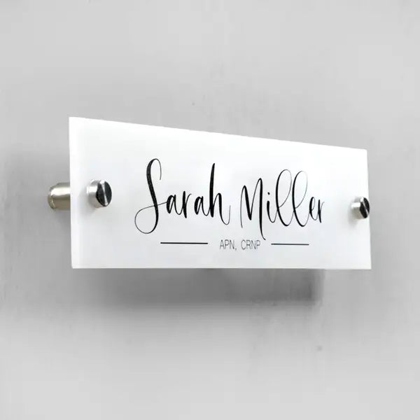 Acrylic Door Name Sign