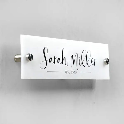 Acrylic Door Name Sign