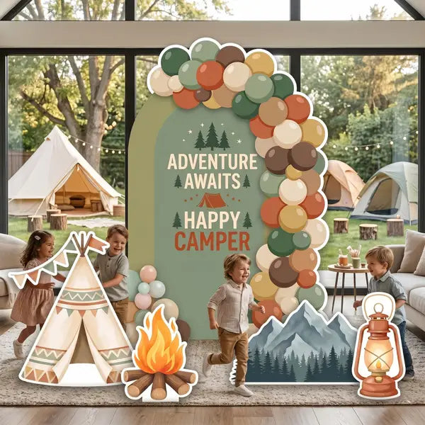 Happy Camper Backdrop Set 9