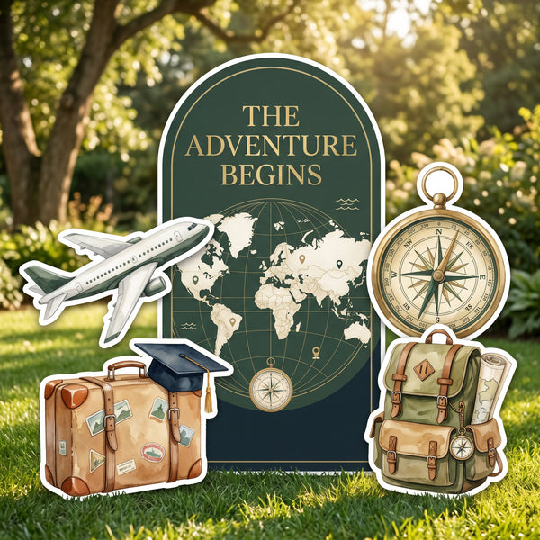 The Adventure Begins Backdrop Set 1