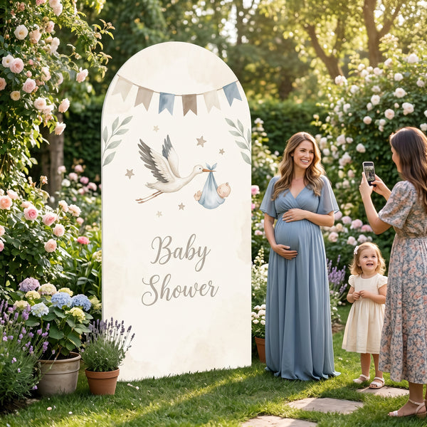 Vintage Stork Backdrop Set 11