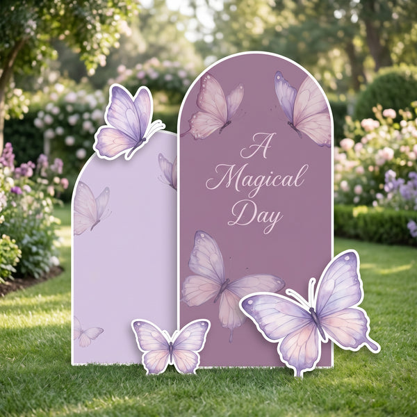 Magical Day Butterfly Backdrop Set 1