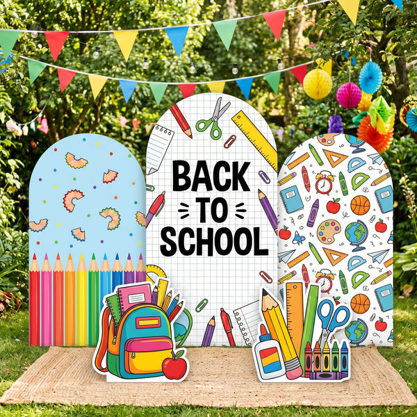 Back to School Backdrop Set 1